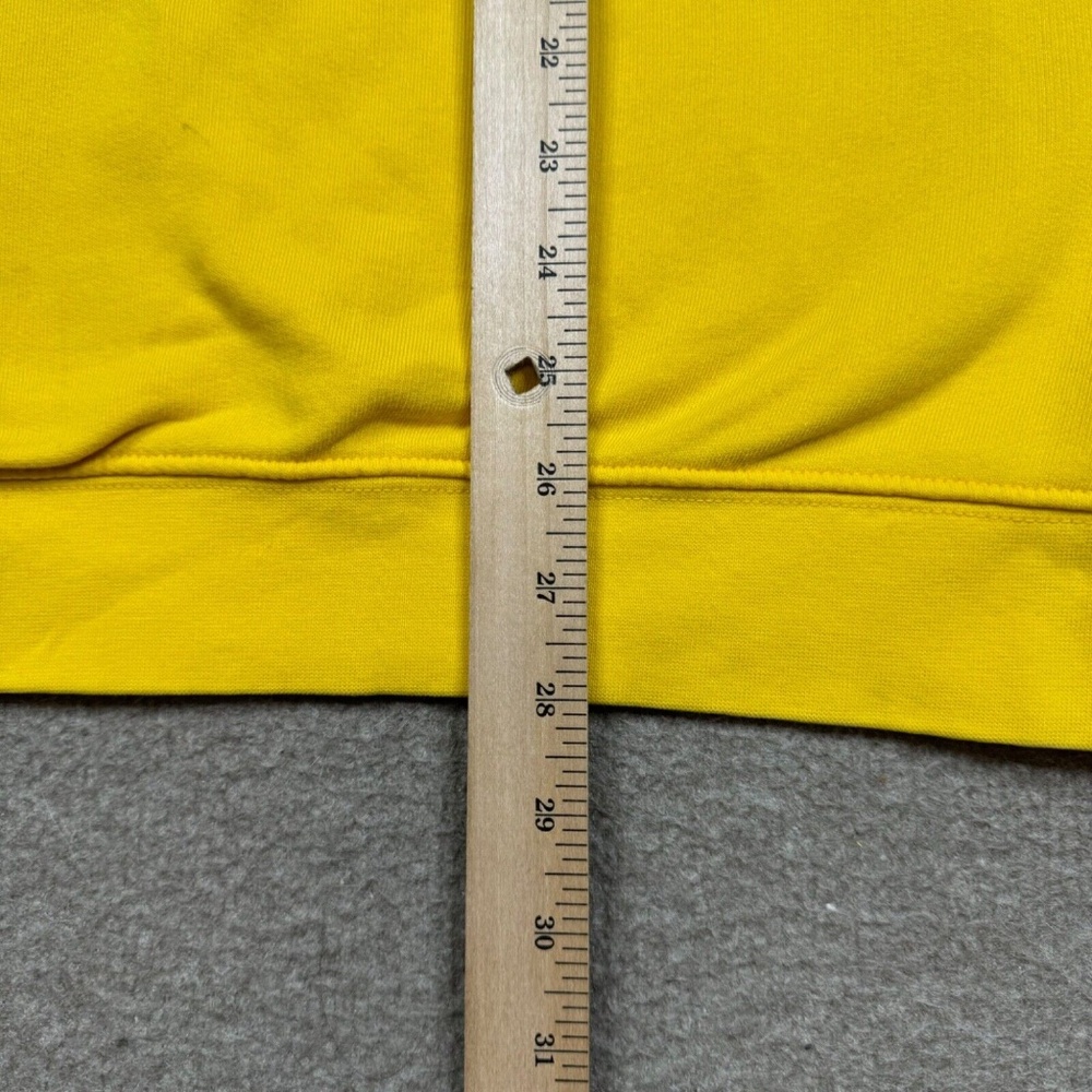 Vintage Nike Sweatshirt Mens Size XL Yellow Pullover Long Sleeve Y2k - Picture 7 of 8